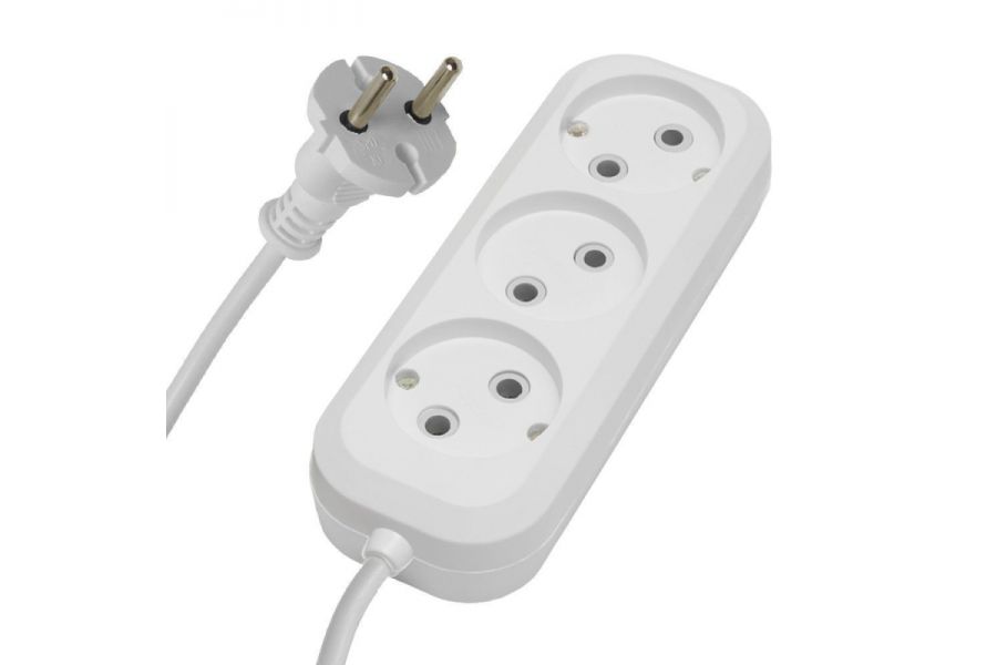 Удлинитель 3-местный Stekker HM01-30-03 3м 2x075 39210