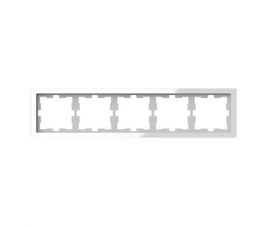 Рамка 5-постовая Schneider Electric Merten D-Life MTN4050-6520