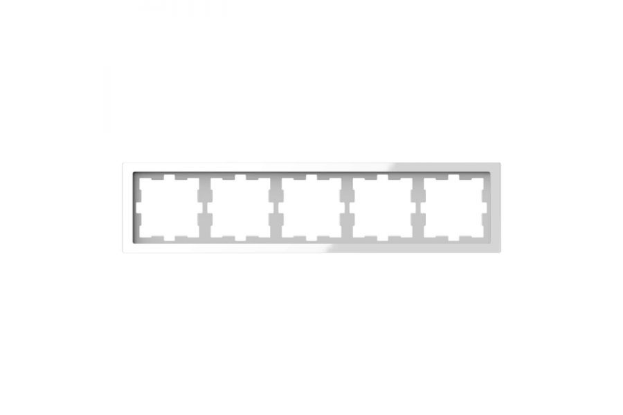Рамка 5-постовая Schneider Electric Merten D-Life MTN4050-6520