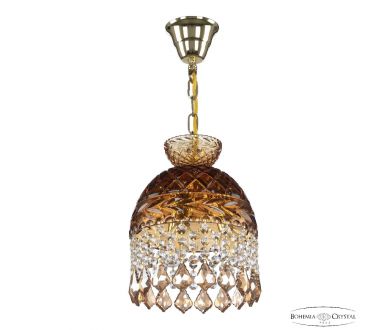 Подвесной светильник Bohemia Ivele Crystal 5478/22 G Amber/M-1F Leafs K721