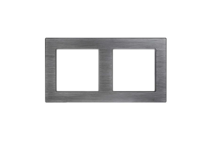 Рамка на 2 поста Arlight FRM-PRESTO-ALS-2-GR 043856
