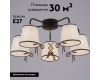 Потолочная люстра Illumico IL6103-5COU-79 CF CR Clara