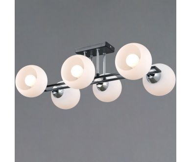 Потолочная люстра Illumico IL0791-6CSQ-25 BK CR TRENTO
