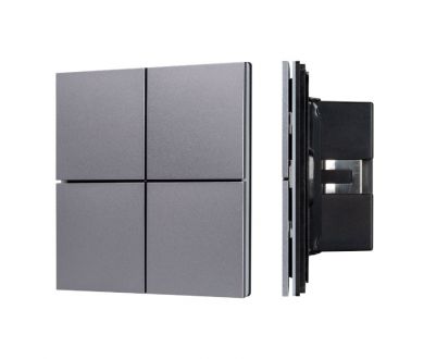 Кнопочная панель Arlight KNX-304-23-IN Grey BUS, Frameless 038366
