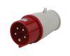 Вилка ЭРА V-16-3P-PE-N-IP44 переносная 015 3Р+РЕ+N 16А 380В IP44 Б0032851