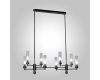 Люстра на штанге AM Group INDIGO SPL8 PEARL BLACK