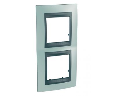 Рамка 2-постовая вертикальная Schneider Electric Unica Top MGU66.004V.294