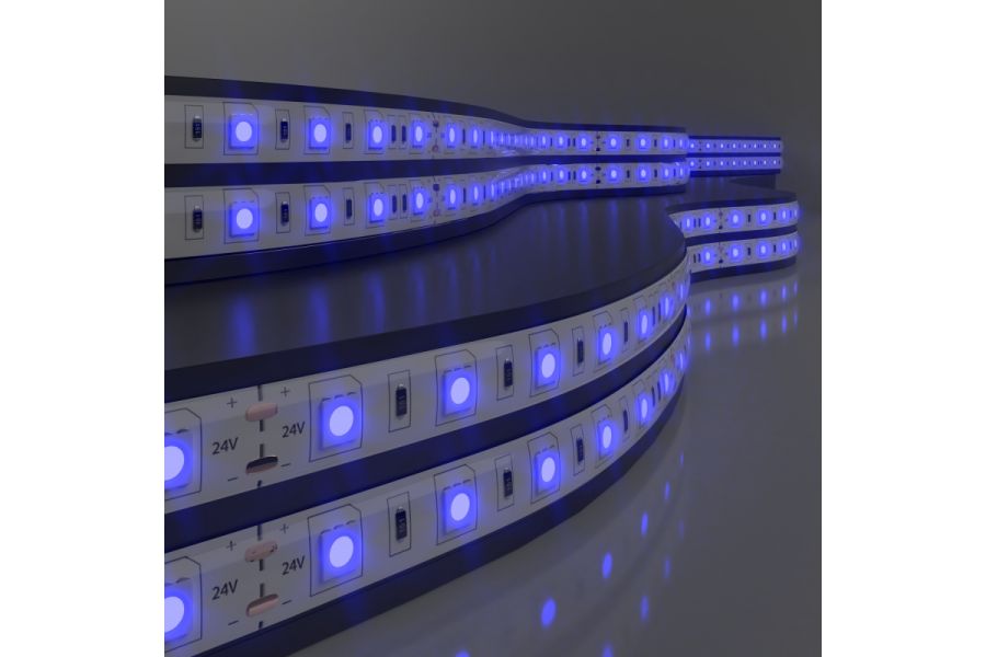 Светодиодная лента Elektrostandard 24V 14,4W 60Led 5050 IP20 синий, 5м 4690389167720