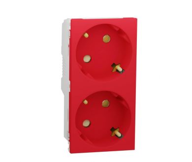 Розетка двойная Schneider Electric Unica New Modular NU306703A