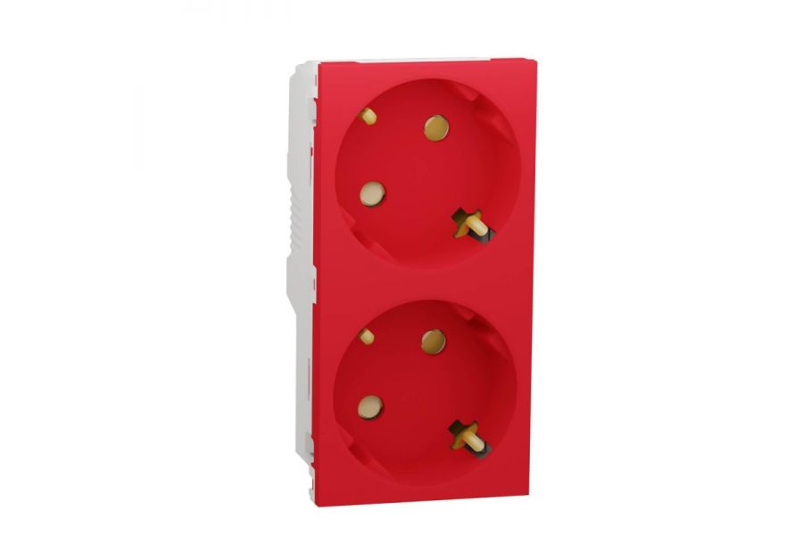 Розетка двойная Schneider Electric Unica New Modular NU306703A