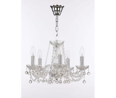 Подвесная люстра Bohemia Ivele Crystal 108/5/141 Ni
