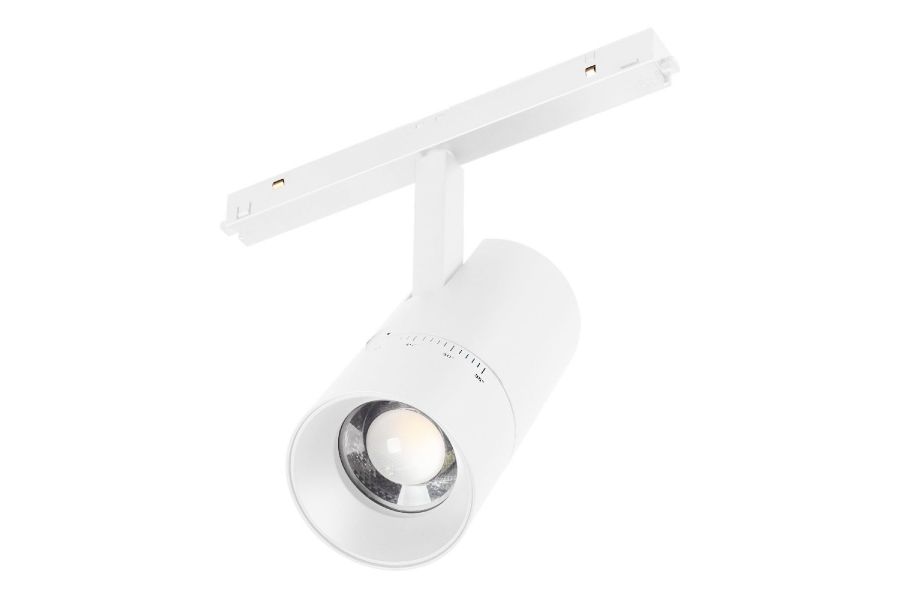 Трековый магнитный светильник Arlight MAG-ORIENT-SPOT-ZOOM-R65-15W Warm3000 (WH, 34-60 deg, 48V) 044154