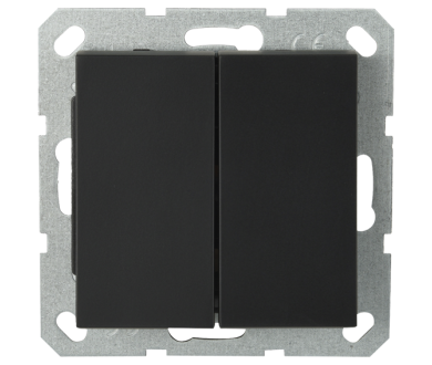 Переключатель 2-клавишный перекрестный Jasmart G3014PB