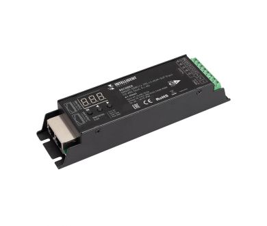 Декодер Arlight SMART-DMX512-305-63-RDM-SUF Black (12-48V, 5x4A, RJ-45) (IARL, IP20 Металл, 5 лет) 036245