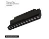 Трековый магнитный светильник Arlight MAG-ORIENT-DOTS-FOLD-S230-12W Day4000 (BK, 30 deg, 48V) 041531