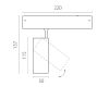 Трековый однофазный светильник Lightstar Teta CCT 205027CCT
