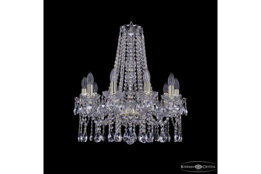 Подвесная люстра Bohemia Ivele Crystal 1413/10/200/h-60 G