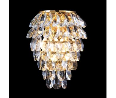 Бра Crystal Lux Charme CHARME AP3 GOLD/TRANSPARENT