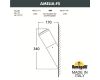 Уличный настенный светильник Fumagalli AMELIA-FS DR2.571.000.AYE27