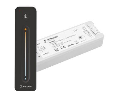 Диммер Arlight SMART-SET-PWM-102-72-MIX-SUF Black (12-24V, 2x5A, ПДУ LINE, 2.4G) 036186