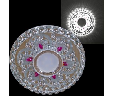 Встраиваемый светильник Reluce 62097-9.0-001PL MR16+LED5W CL+PP