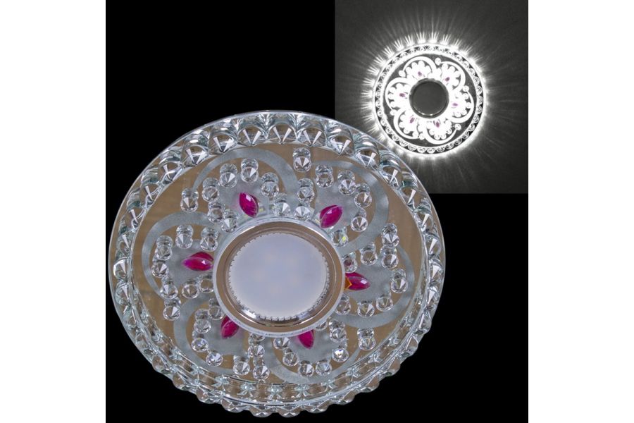 Встраиваемый светильник Reluce 62097-9.0-001PL MR16+LED5W CL+PP