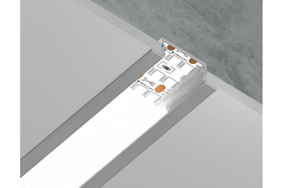 Алюминиевый встраиваемый профиль Ambrella Light Alum Profile GP1200AL
