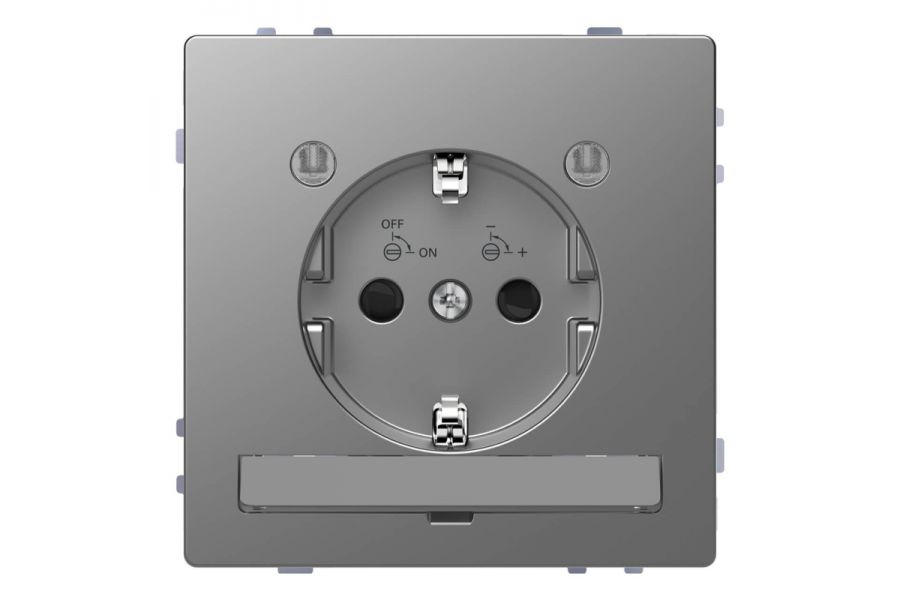 Розетка Schneider Electric Merten D-Life 16A с/з и LED модулем MTN2304-6036