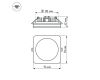 Встраиваемый светильник Arlight LTD-96x96SOL-10W Day White 4000K 017634