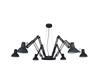 Подвесная люстра Arte Lamp Ragno A2043SP-6BK