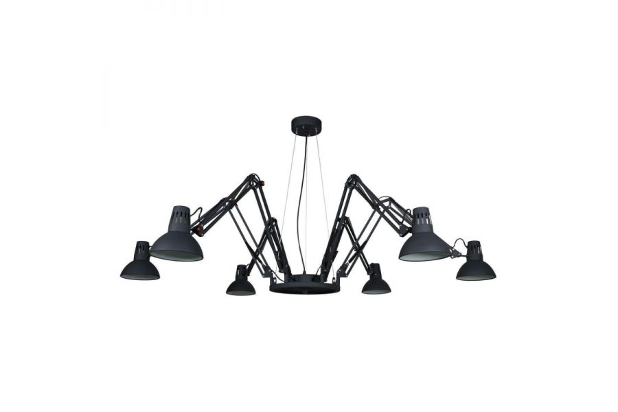 Подвесная люстра Arte Lamp Ragno A2043SP-6BK