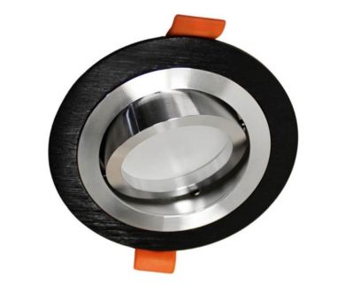 Встраиваемый светильник Lumina Deco Duka LDC 8062-D90 BK+SL
