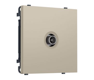 Комплект механизма TV розетки оконечной SIGMA Кашемир 50-870 MHz 1dB QUANT PRO Ambrella Volt MS353010 (SP3530, PR202)