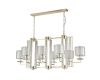 Подвесная люстра Crystal Lux Nicolas NICOLAS SP8 L1000 GOLD/WHITE