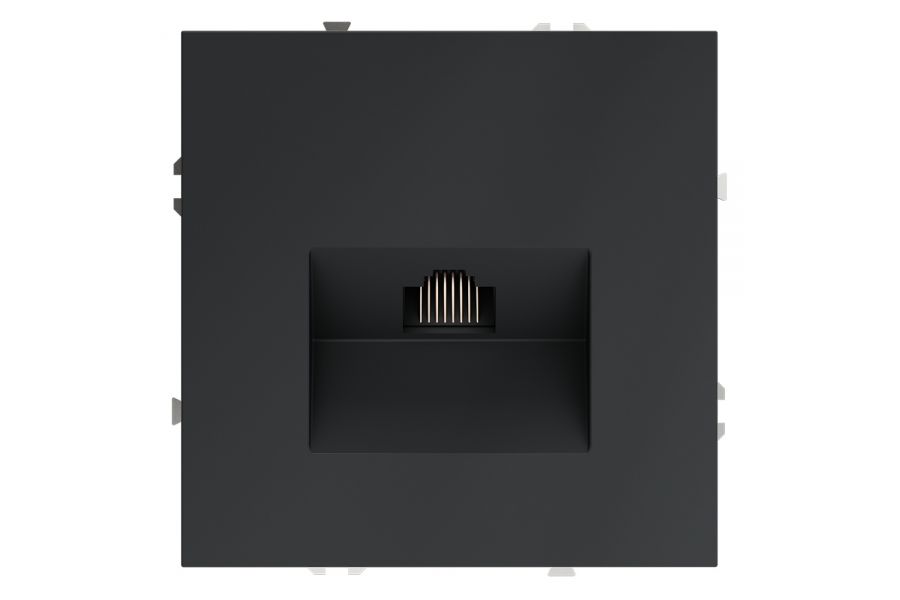 Розетка компьютерная Voltum S70 VLS060107 (графит)