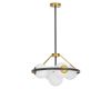 Подвесная люстра Lumina Deco Donzano LDP 8034-5 BK+WT