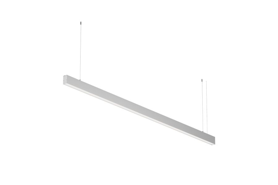 Линейный подвесной светильник Maytoni Technical 3000K 35x67 (Серебро, 2 м) LL312039