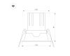 Карданный светильник Arlight MS-FLOW-BUILT-S85x85-6W Warm3000 (WH, 15 deg, 230V) (IP20 Металл) 060939
