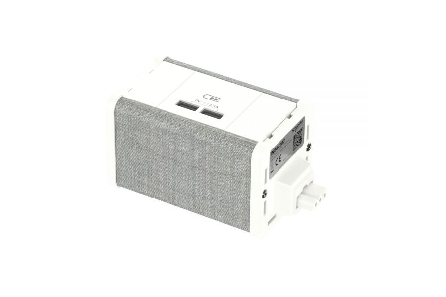 Удлинитель 2xUSB Schneider Electric Unica INS44202