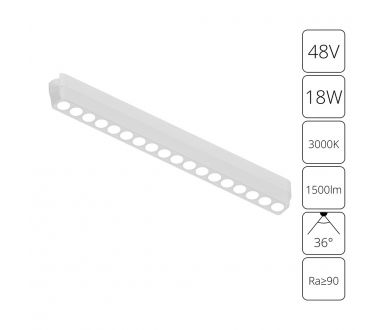 Трековый магнитный светильник Arte Lamp Rapid A1169PL-1WH