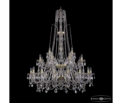 Подвесная люстра Bohemia Ivele Crystal 1411/16+8+4/400/XL-150/2d G