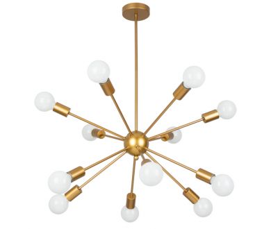 Подвесная люстра Arte Lamp Alastor A6702PL-12PB