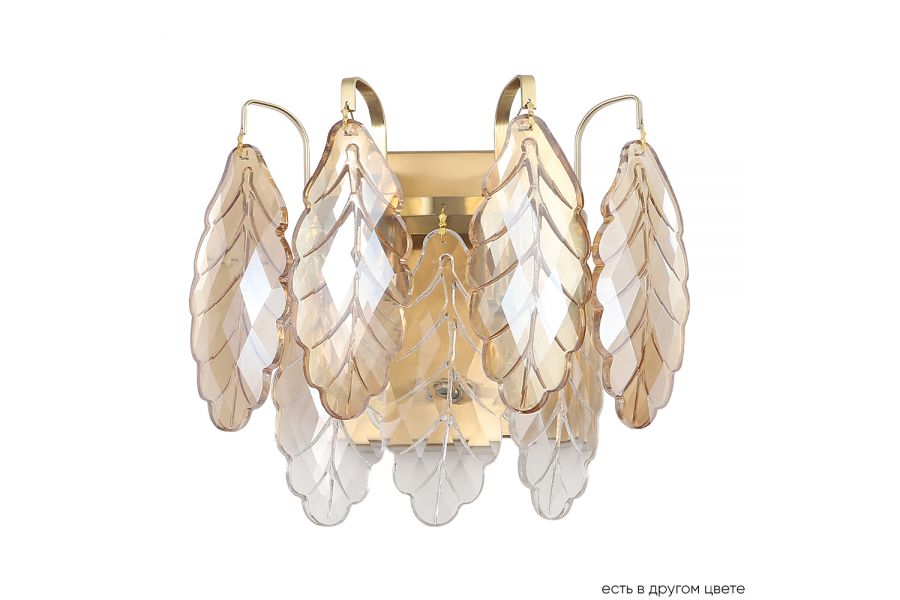 Настенный светильник Crystal Lux TREVI AP2 BRASS
