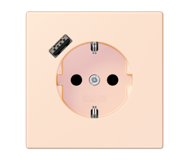 Розетка 2K+З USB Typ A Jung LC1520-18A226
