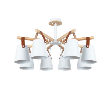 Люстра на штанге Arte Lamp Thomas A7032PL-8WH