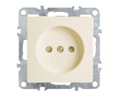 Купить Розетка Stekker Эрна б/з 10A 250V с защитной шторкой слоновая кость PST10-9109-02 39327 Розетка Stekker Эрна б/з 10A 250V с защитной шторкой слоновая кость PST10-9109-02 39327