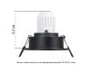 Встраиваемый светильник Arte Lamp Act Mini A3536PL-1BK