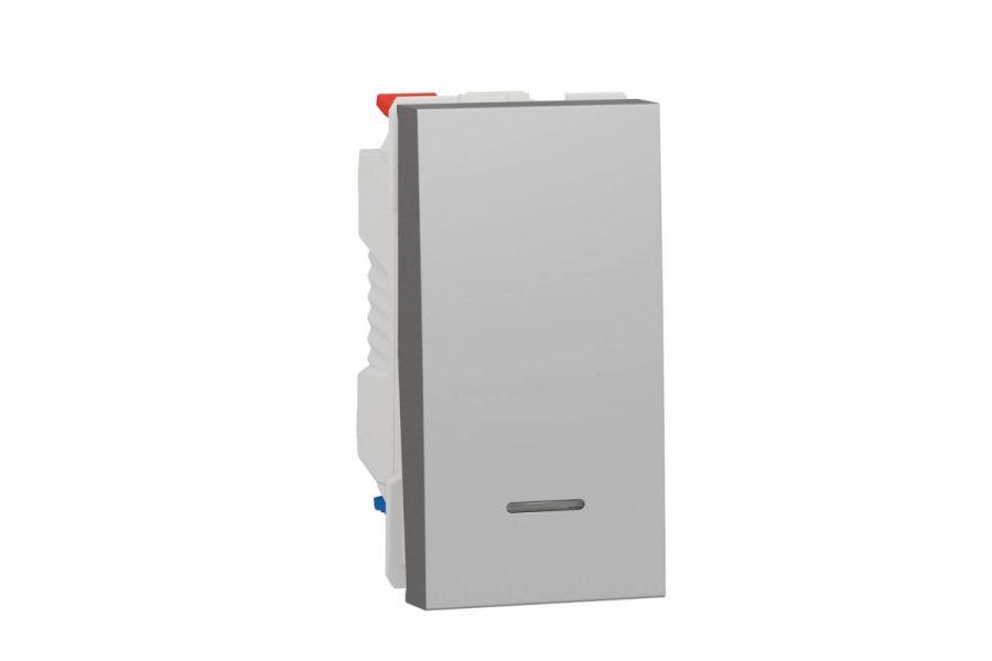 Переключатель одноклавишный с нейтралью Schneider Electric Unica New NU310330S