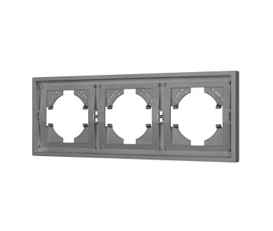 Рамка пластиковая на 3 поста Arlight FRM-TENDO-PL-3-GR 053845