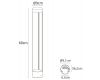 Ландшафтный светильник Arte Lamp New York A1660PA-1BK